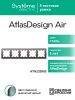 ATLASDESIGN AIR 5-постовая РАМКА, СТАЛЬ/дымчатый черный