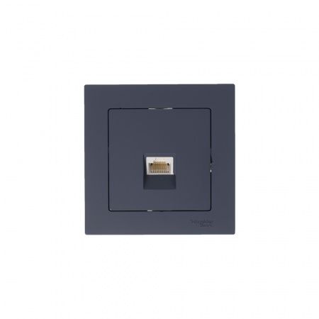 ATLASDESIGN РОЗЕТКА компьютерная RJ45 кат. 5e, механизм, ГРИФЕЛЬ