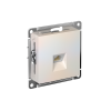 ATLASDESIGN РОЗЕТКА компьютерная RJ45 кат. 5e, механизм, ЖЕМЧУГ