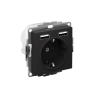 ATLASDESIGN РОЗЕТКА 16А c 2 USB A+A, 5В/2,4А, 2х5В/1,2А, механизм, КАРБОН