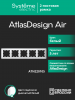 ATLASDESIGN AIR 5-постовая РАМКА, БЕЛЫЙ/дымчатый белый