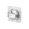 ATLASDESIGN AQUA 2-клавишный ВЫКЛЮЧАТЕЛЬ, IP44, сх.5, 10АХ, мех., быстрозажим. клем., КАРБОН
