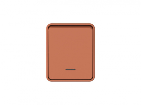 ATLASDESIGN PROFI IP54 О/У 1-клавишный ВЫКЛЮЧАТЕЛЬ с подсветкой, сх.1а, 10АХ, ТЕРРАКОТОВЫЙ
