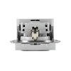 ATLASDESIGN РОЗЕТКА 16А с 2 USB A+C, 5В/2,4А/3,0А, 2х5В/1,5А, механизм, БЕЛЫЙ