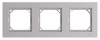 ATLASDESIGN AQUA 3-постовая РАМКА, IP44, АЛЮМИНИЙ